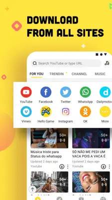 Snaptube YouTube downloader & MP3 converter android App screenshot 2